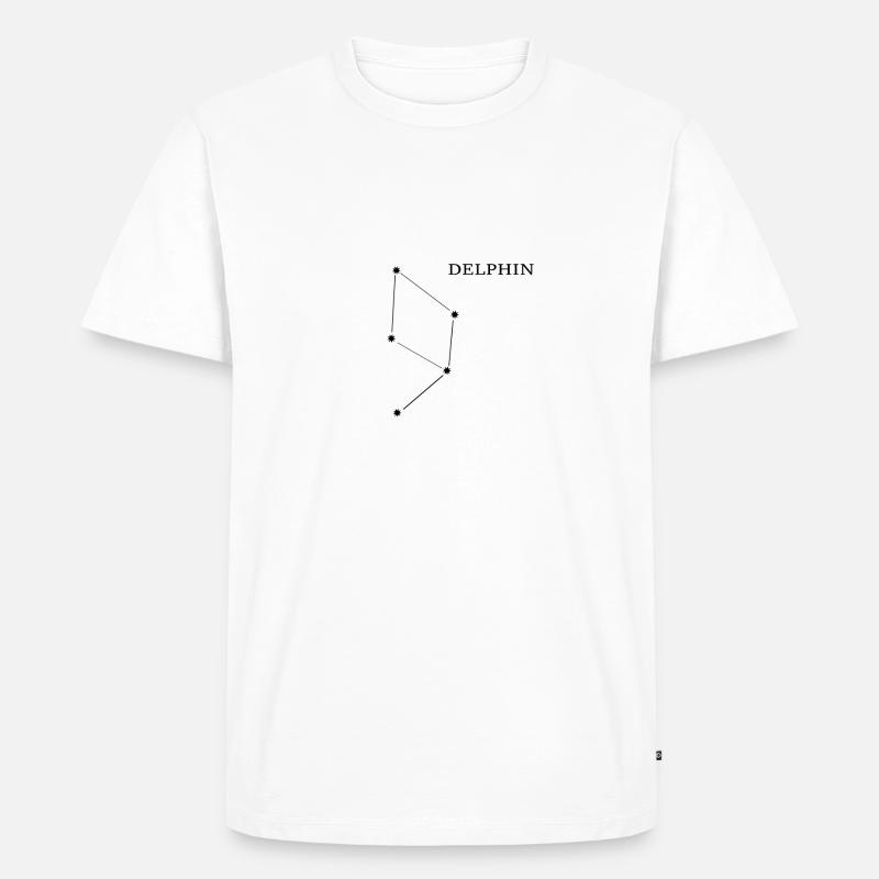Sternbild - Männer Premium Bio T-Shirt - Weiß