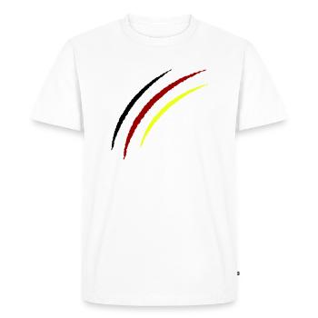 Griffes Allemagne - T-shirt Premium bio Homme - blanc - Devant - Nico (187cm)