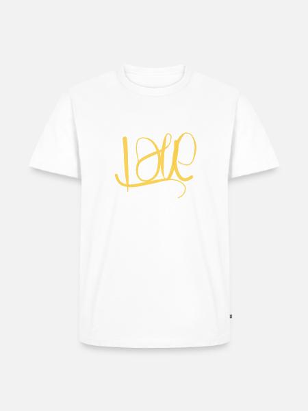 Goldige Liebe Kaputzenpullover - Männer Premium Bio T-Shirt - Weiß