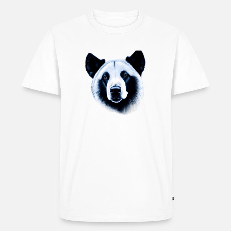 bär - Männer Premium Bio T-Shirt - Weiß