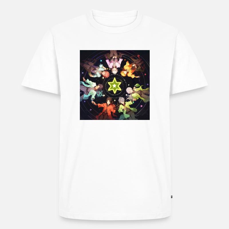 Sternentöter - Männer Premium Bio T-Shirt - Weiß