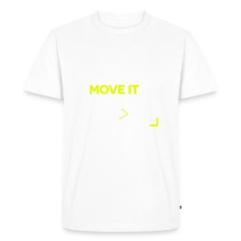 I Like To Move It - T-shirt Premium bio Homme - blanc - Devant - Nico (187cm)