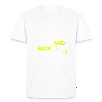 Step Dance - T-shirt Premium bio Homme - blanc - Devant - Nico (187cm)