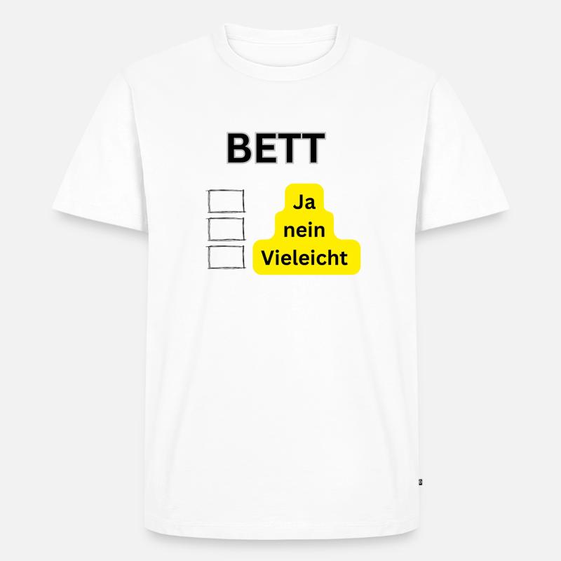 Bier 2 - Männer Premium Bio T-Shirt - Weiß