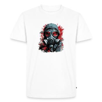 Apocalypse / Doomsday / Destruction / Anarchy - Men's Premium Organic T-Shirt - white - Front - Nico (187cm)