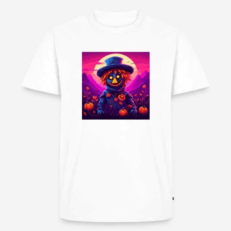 Vogelscheuche / Erntehelfer / Maisfeld / Feld - Männer Premium Bio T-Shirt - Weiß