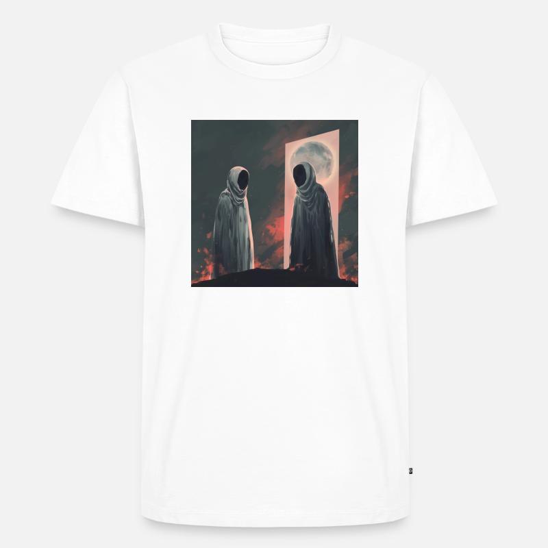 Ätherische Reflexion - Männer Premium Bio T-Shirt - Weiß