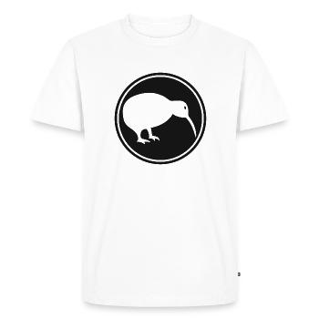 Kiwi - Neuseeland - Nouvelle-Zélande - Maori - Aotearoa - T-shirt Premium bio Homme - blanc - Devant - Nico (187cm)