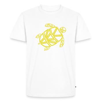 Tortue - T-shirt Premium bio Homme - blanc - Devant - Nico (187cm)