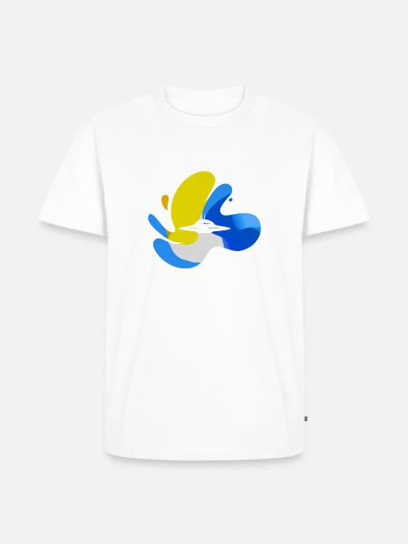 Ufo Mars - Männer Premium Bio T-Shirt - Weiß