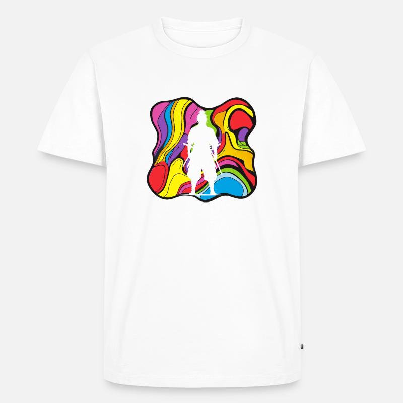 Ninja Karate Samurai - Männer Premium Bio T-Shirt - Weiß