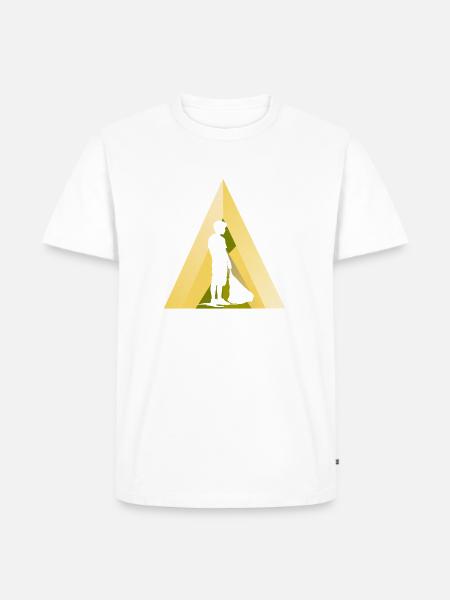 Fischen Angelsport - Männer Premium Bio T-Shirt - Weiß