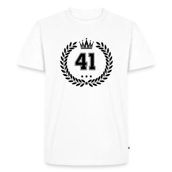 Armer 41 - T-shirt Premium bio Homme - blanc - Devant - Nico (187cm)
