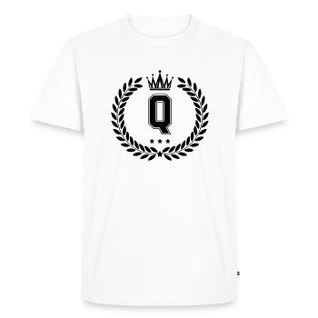 Armer Q - T-shirt Premium bio Homme - blanc - Devant - Nico (187cm)