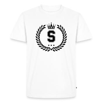 Armoiries S - T-shirt Premium bio Homme - blanc - Devant - Nico (187cm)