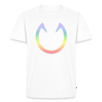 Cheval - T-shirt Premium bio Homme - blanc - Devant - Nico (187cm)