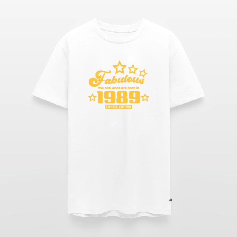 fabelhaft die echten werden 1989 geboren Männer Premium Bio T-Shirt