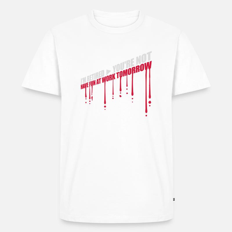 have fun at work - Männer Premium Bio T-Shirt - Weiß