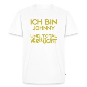 Johnny - T-shirt Premium bio Homme - blanc - Devant - Nico (187cm)