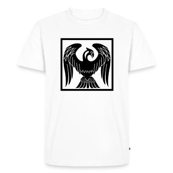 Vienna - Men's Premium Organic T-Shirt - white - Front - Nico (187cm)