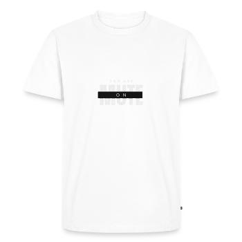 You are on mute virtual madness - Men's Premium Organic T-Shirt - white - Front - Nico (187cm)