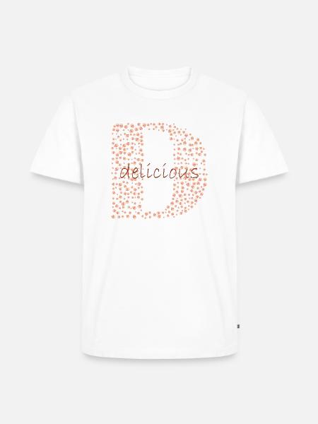 Delicious - Männer Premium Bio T-Shirt - Weiß