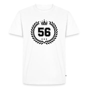 Armoiries 56 - T-shirt Premium bio Homme - blanc - Devant - Nico (187cm)