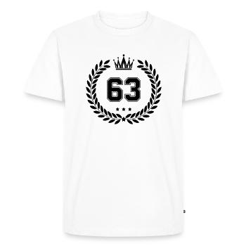 Armoiries 63 - T-shirt Premium bio Homme - blanc - Devant - Nico (187cm)