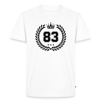 Armoiries 83 - T-shirt Premium bio Homme - blanc - Devant - Nico (187cm)