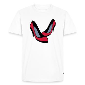 chaussures - T-shirt Premium bio Homme - blanc - Devant - Nico (187cm)