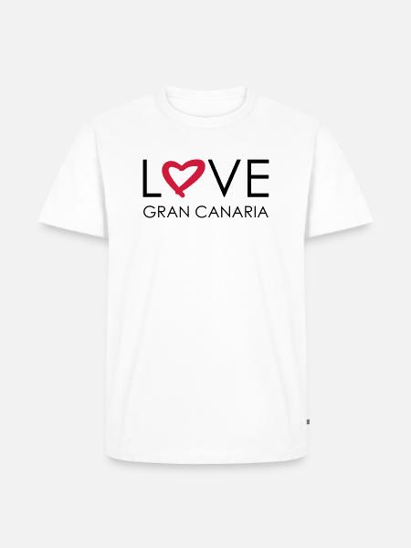 love cran canaria - Men's Premium Organic T-Shirt - white
