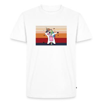 Aunticorn Like a Normal Aunt but more Awesome - Men's Premium Organic T-Shirt - white - Front - Nico (187cm)