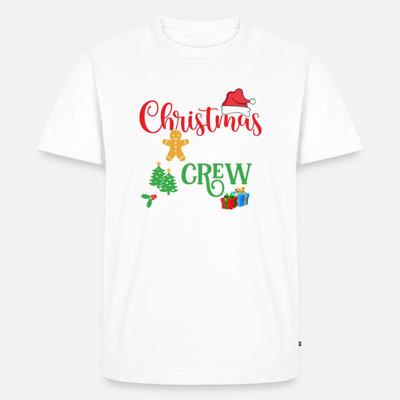 Christmas Baking Crew - Männer Premium Bio T-Shirt - Weiß