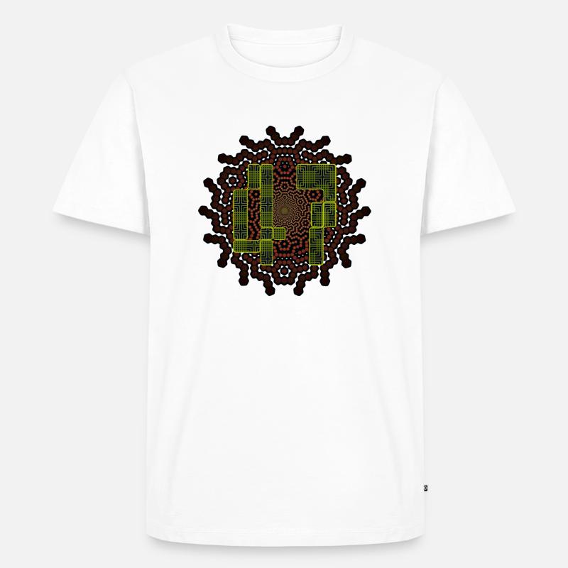 Element 8 - Männer Premium Bio T-Shirt - Weiß