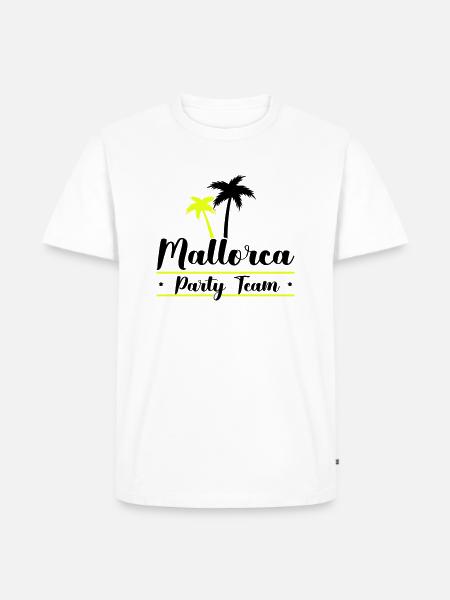Mallorca Party Team - Men's Premium Organic T-Shirt - white