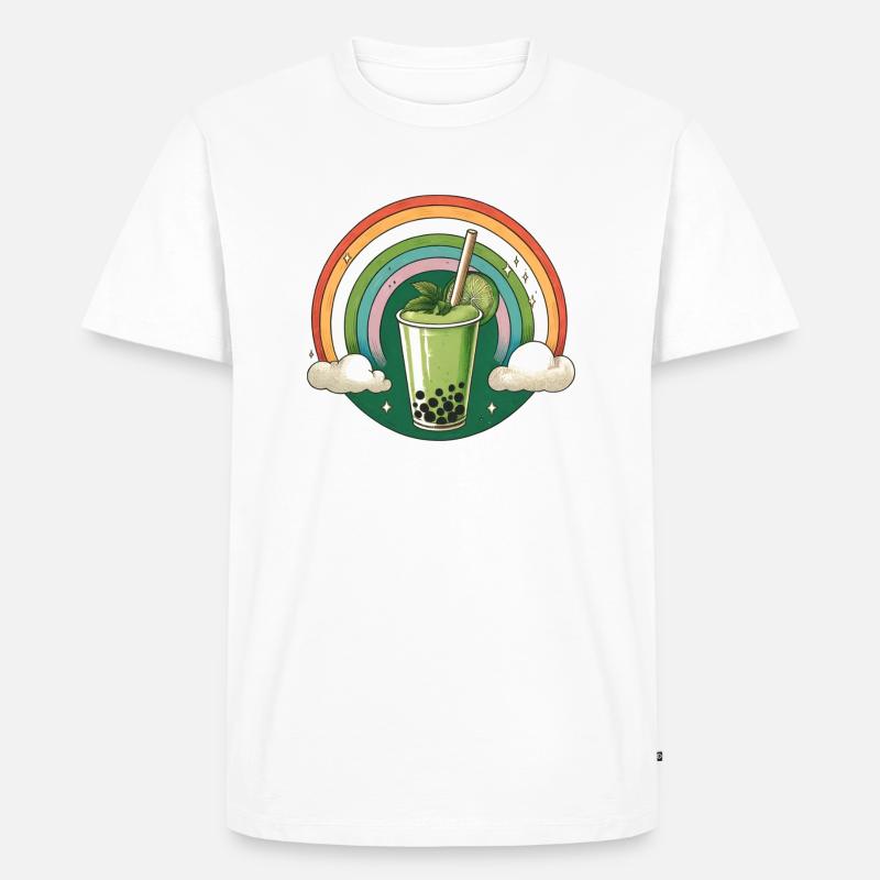 Boba Tee - Männer Premium Bio T-Shirt - Weiß