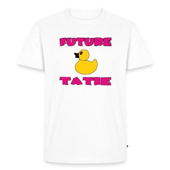 FUTURE AUNTIE AUNT - Men's Premium Organic T-Shirt - white - Front - Nico (187cm)