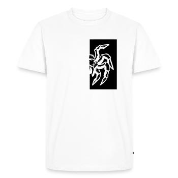 araignée araignée - T-shirt Premium bio Homme - blanc - Devant - Nico (187cm)
