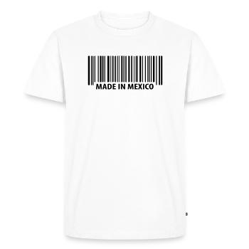 Made in Mexico - T-shirt Premium bio Homme - blanc - Devant - Nico (187cm)