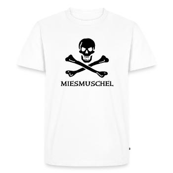 ~ ~ Mussel - Men's Premium Organic T-Shirt - white - Front - Nico (187cm)