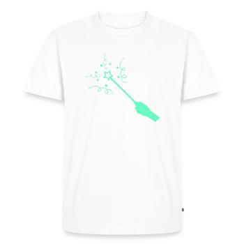 Baguette - T-shirt Premium bio Homme - blanc - Devant - Nico (187cm)