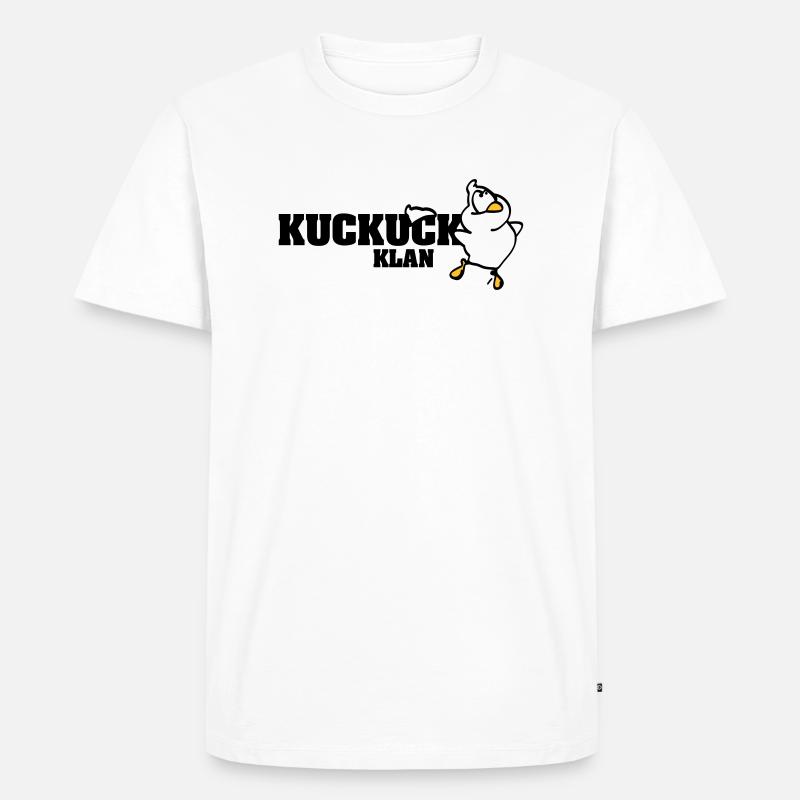 Kuckuck Klan - Männer Premium Bio T-Shirt - Weiß