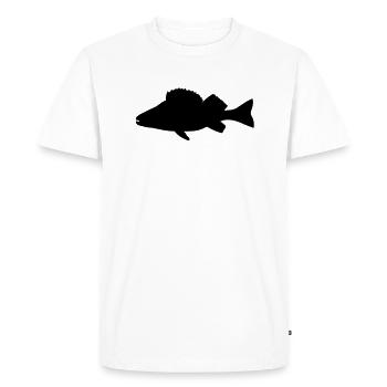 barsch_f1 - T-shirt Premium bio Homme - blanc - Devant - Nico (187cm)