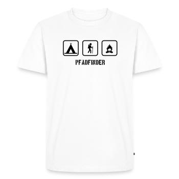 pfadfinder__f1 - Men's Premium Organic T-Shirt - white - Front - Nico (187cm)