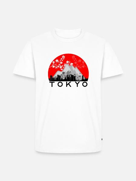 Tokyo - Men's Premium Organic T-Shirt - white