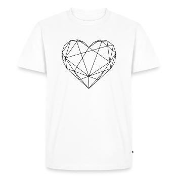 Valentine's day, love, love day. - Men's Premium Organic T-Shirt - white - Front - Nico (187cm)