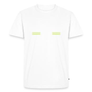chainsaw carpenter - Men's Premium Organic T-Shirt - white - Front - Nico (187cm)