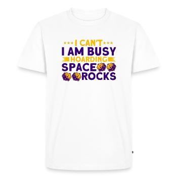 Collect Geologist Collection Gift - Men's Premium Organic T-Shirt - white - Front - Nico (187cm)