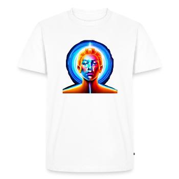 TTwo by Jupiter( :...?^^Wear - T-shirt Premium bio Homme - blanc - Devant - Nico (187cm)