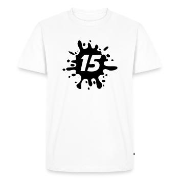 15 - T-shirt Premium bio Homme - blanc - Devant - Nico (187cm)